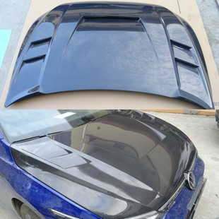 GOLF8碳纤维专用机盖MK8引擎盖 TRM款 适用于大众高尔夫8 GTI改装