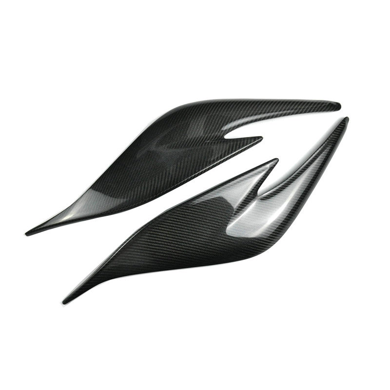 适用于丰田普锐斯Prius ZVW30碳纤维改装专用灯眉眼眉大灯装饰贴