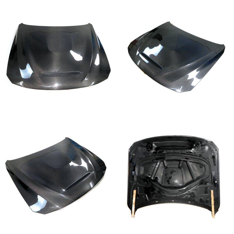 适用于宝马3系GT F34改装专用CS款碳纤开孔机盖引擎盖机头盖包围