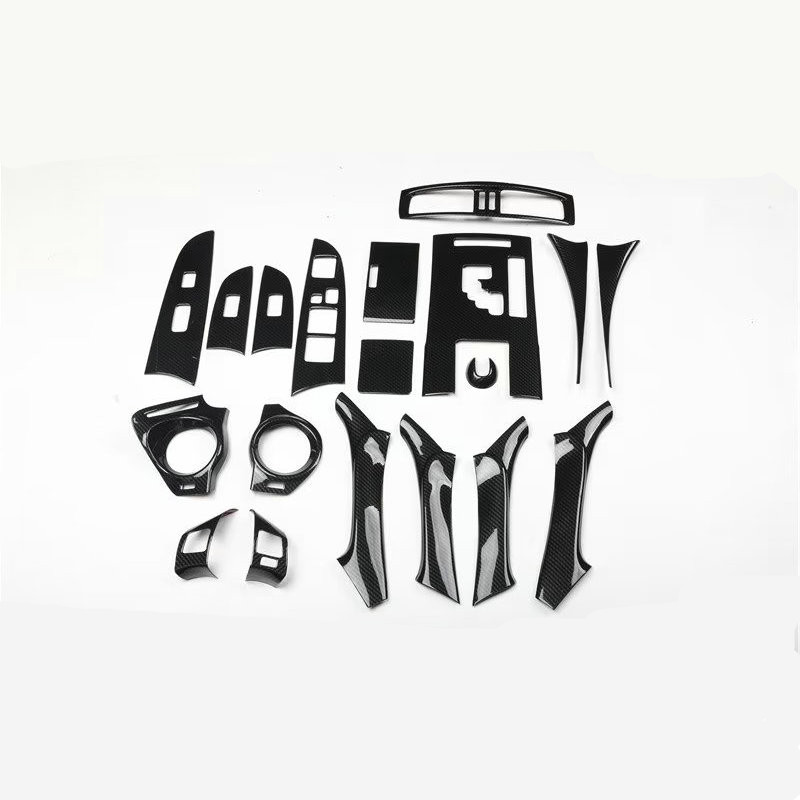 适用于06-11款右驾雷克萨斯is250 is300碳纤维桃木内饰贴改装中控