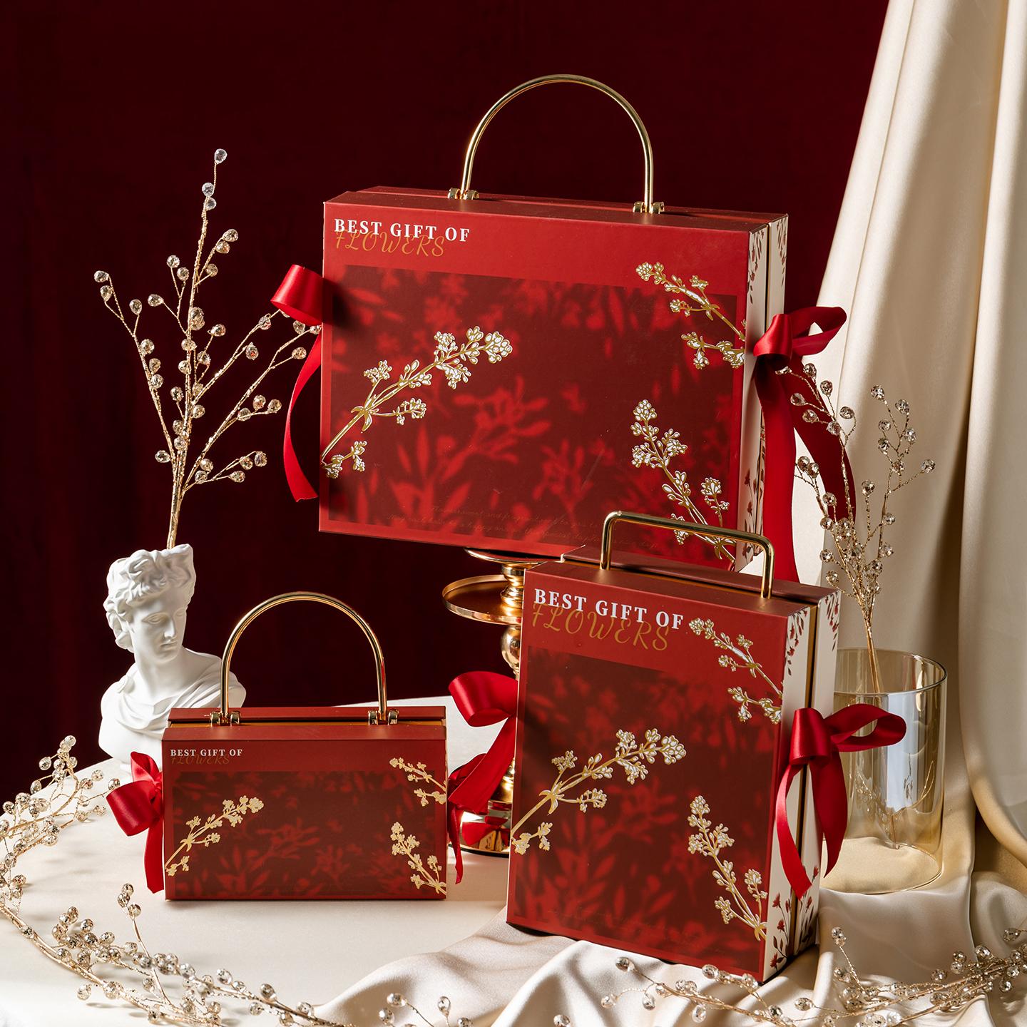 糊涂娘娘礼物盒生日礼盒包装盒子结婚伴手礼盒喜糖盒花影礼品空盒