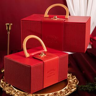 糊涂娘娘高档生日礼盒空盒礼物盒伴娘伴手礼盒皮盒高级盒子包装盒