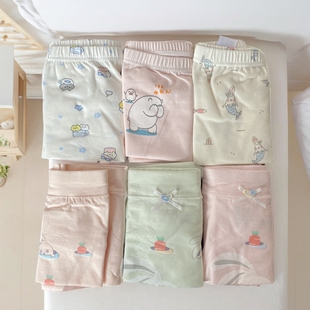 100-150码女童纯棉平角裤透气吸汗内裤休闲童装