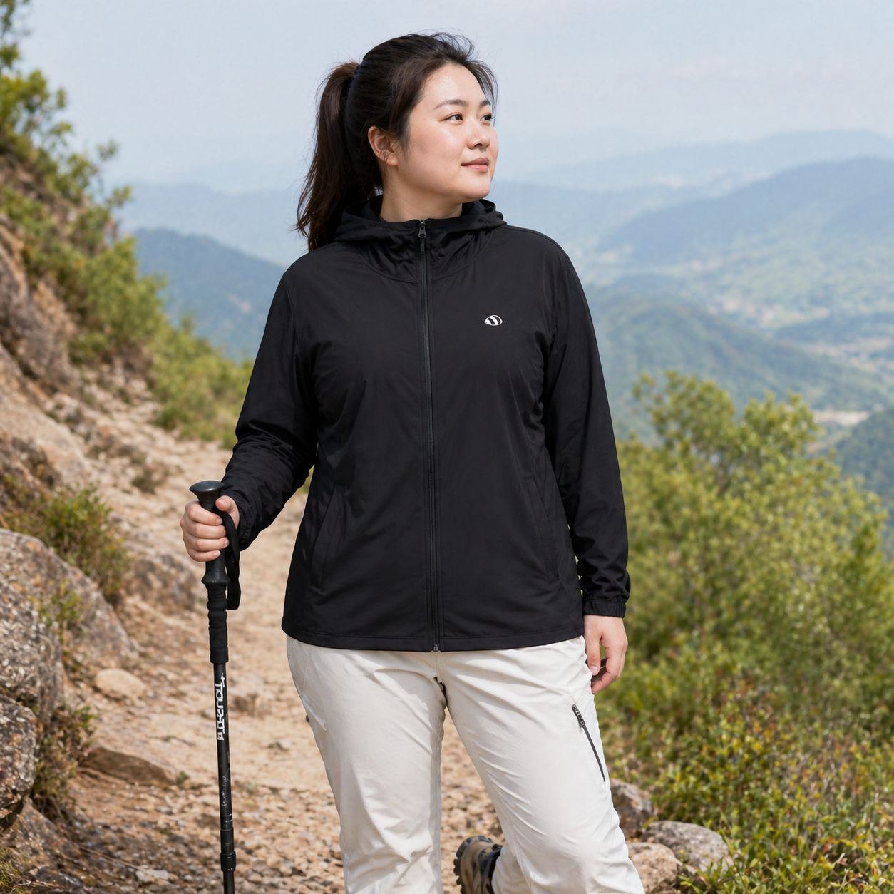 姑娘25夏季女士大码防晒衣原纱冰丝薄外套宽松upf130防紫外线女装