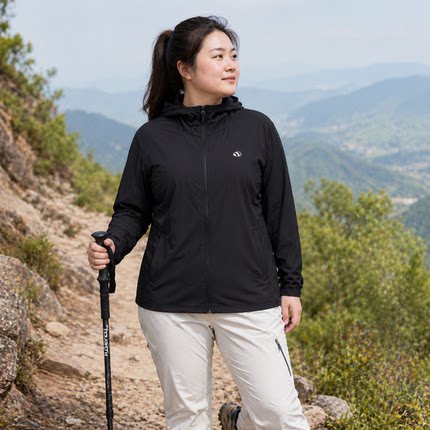 姑娘25夏季女士大码防晒衣原纱冰丝薄外套宽松upf130防紫外线女装