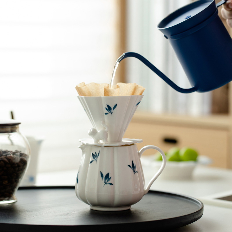 手冲咖啡器具文艺陶瓷滤杯咖啡壶