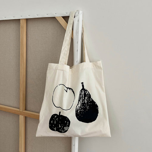静物水果单肩包ins高颜值购物袋