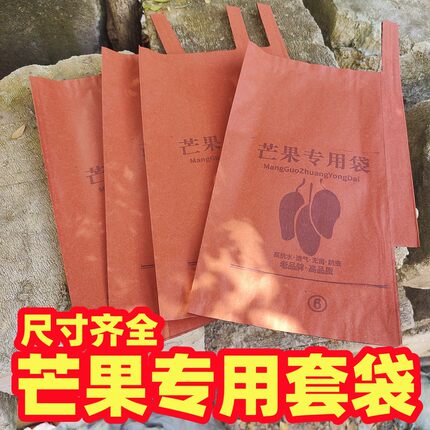 双层包芒果专用套袋金煌芒防虫鸟水果贵妃芒玉文台湾芒贵妃台芽芒