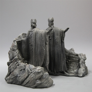 指环王魔戒霍比特人周边刚铎之门阿苟纳斯雕像摆件书档场景模型