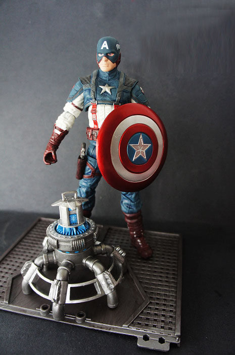 【GD漫玩社】漫威 MARVEL 7寸 复仇者联盟 美国队长 带场景 散货