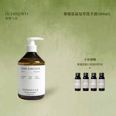 橡木苔与柏木质鼠尾草香氛洗手液清洁家用酒店民宿按压大瓶易冲洗