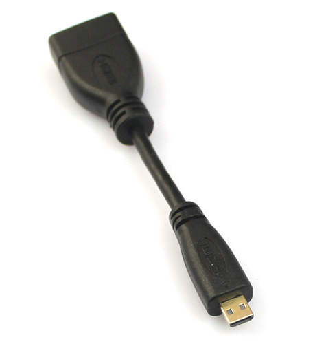 MOTO XOOM DROID X XT800 微型 Micro HDMI转HDMI母转接线
