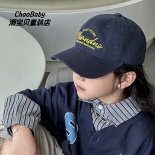 儿童帽子新款高品质中大童鸭舌帽男孩女孩薄款防晒遮阳太阳棒球帽