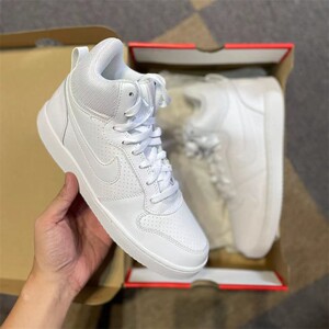 Nike耐克Borough Mid中帮男子女复古耐磨休闲运动板鞋838938-111