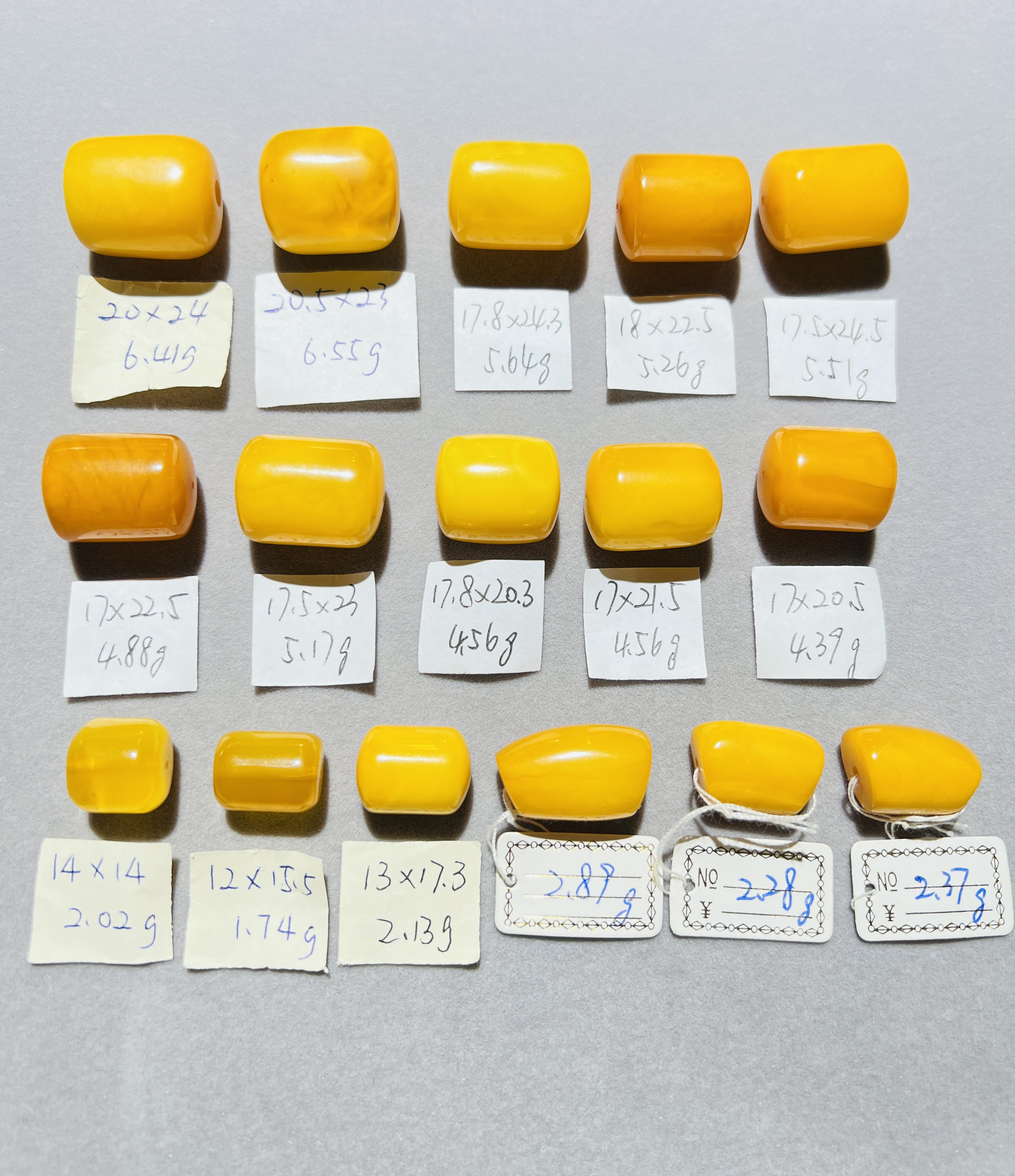 翻箱老藏式天然原矿正宗鸡油黄老蜜蜡非烤色文玩佛珠配珠散珠桶珠