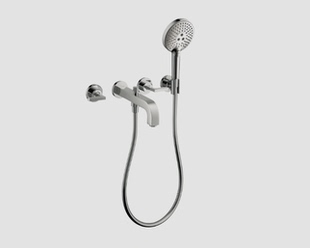 德国品牌原装雅生奇特里奥暗装墙出浴缸龙头39448007+10303187