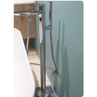 德国杜拉维特专柜原装落地浴缸龙头 WA5250000淋浴花洒全铜特价