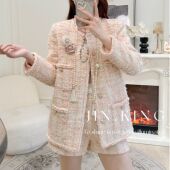 小粉黛 女装 秋季 女小香风外套短裤 新款 套装 JIN_KING