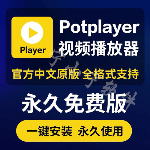 Potplayer播放器万能视频播放器软件中文版解码万能播放器激活码