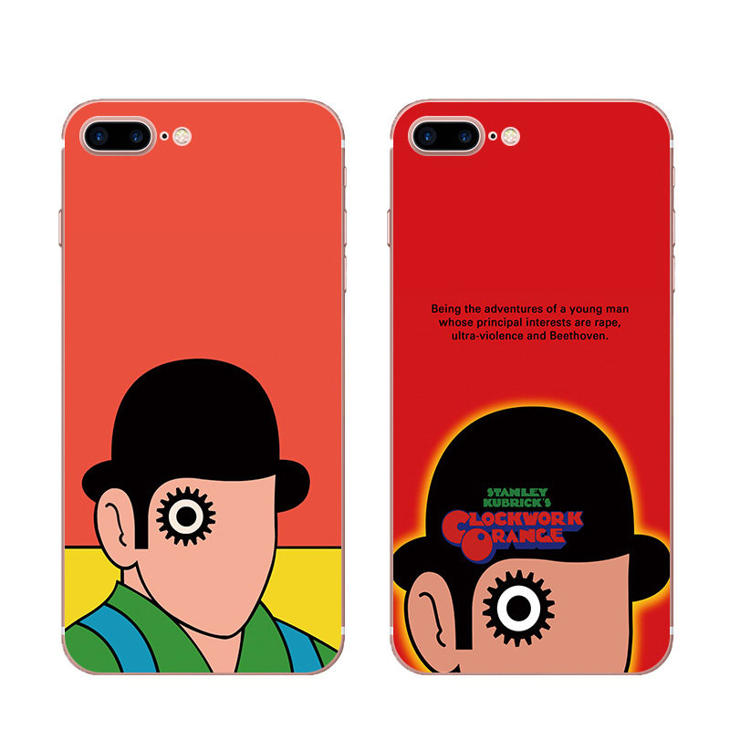 经典电影发条橙海报周边适用iPhone 8 plus/6S苹果7P手机壳保护套