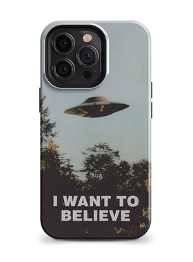 欧美另类写实UFO飞碟海报手机壳