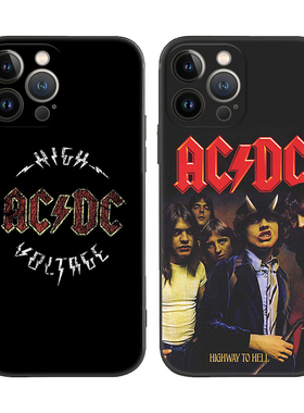 创意澳洲摇滚乐队ACDC周边适用iPhone17 ProMax/air 16 plus苹果15Pro手机壳14防摔13保护套华为荣耀小米oppo