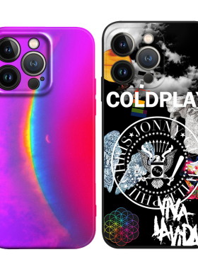 欧美Coldplay酷玩乐队yellow冷玩创意周边适用于iPhone16 ProMax/15 plus苹果14Pro手机壳13/12防摔保护壳套