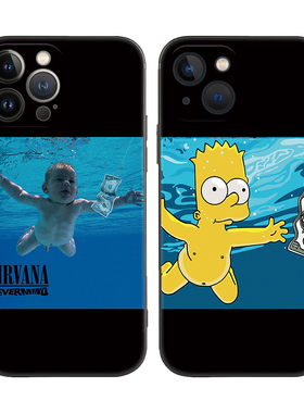 涅槃乐队柯本Nevermind封面适用iPhone13苹果12ProMAX手机壳11/XS