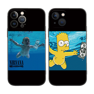 涅槃乐队柯本Nevermind封面适用iPhone13苹果12ProMAX手机壳11/XS