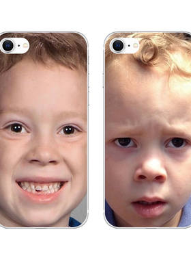 假笑男孩Gavin搞怪表情适用2020新款iPhone苹果SE手机壳SE2软套