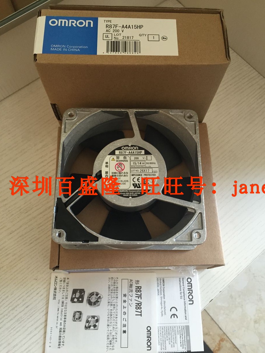 欧姆龙OMRON原装全新正品工业用风扇R87T-A6A83H R87T-A6A85H