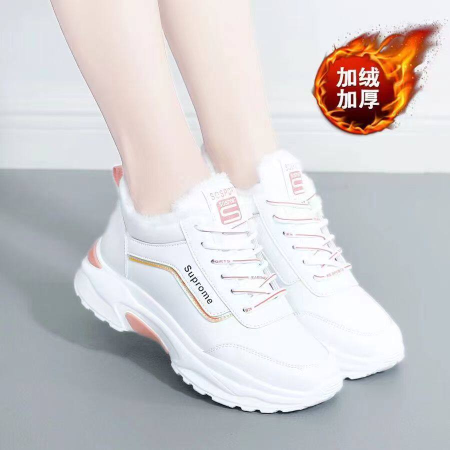 女鞋ins潮女老爹鞋百搭春夏增高新款运动鞋女学生轻便平底小白鞋