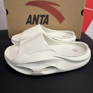 安踏池影C37拖鞋 夏季 新款 软底回弹外穿凉拖122438519 女运动拖鞋