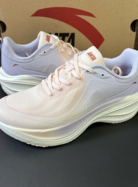 安踏叶子丨厚底减震轻质跑步鞋女渐变色休闲运动鞋122545535