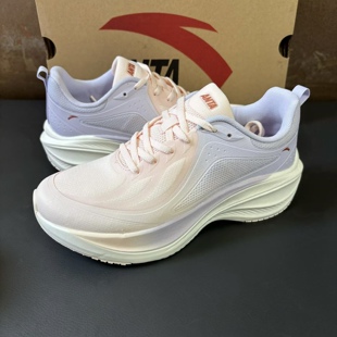安踏叶子丨厚底减震轻质跑步鞋女渐变色休闲运动鞋122545535