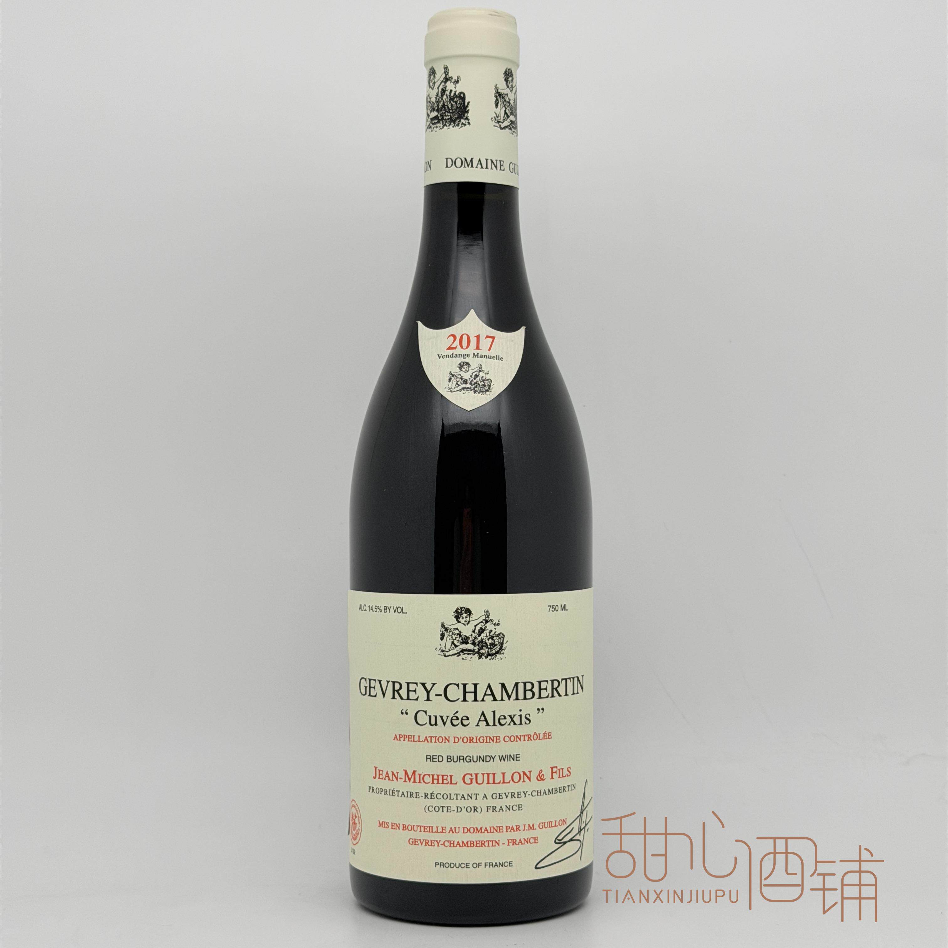 骑龙米歇尔吉翁酒庄热夫雷-香贝丹村艾利克斯特酿干红葡萄酒