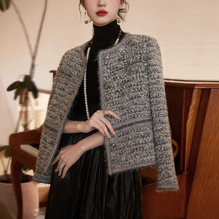 轻奢设计感女上衣 小香风外套女春秋新款 奥特莱斯专柜正品 清仓短款