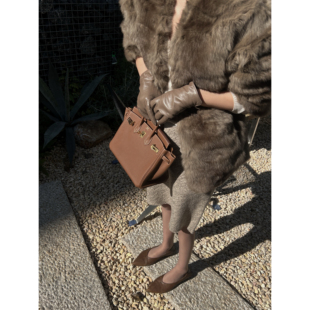 nczz《安哥拉》水波纹安哥拉雪兔皮草外套