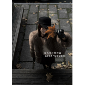 nczz 芬兰双色 双色渐变抽刀狐狸毛外套