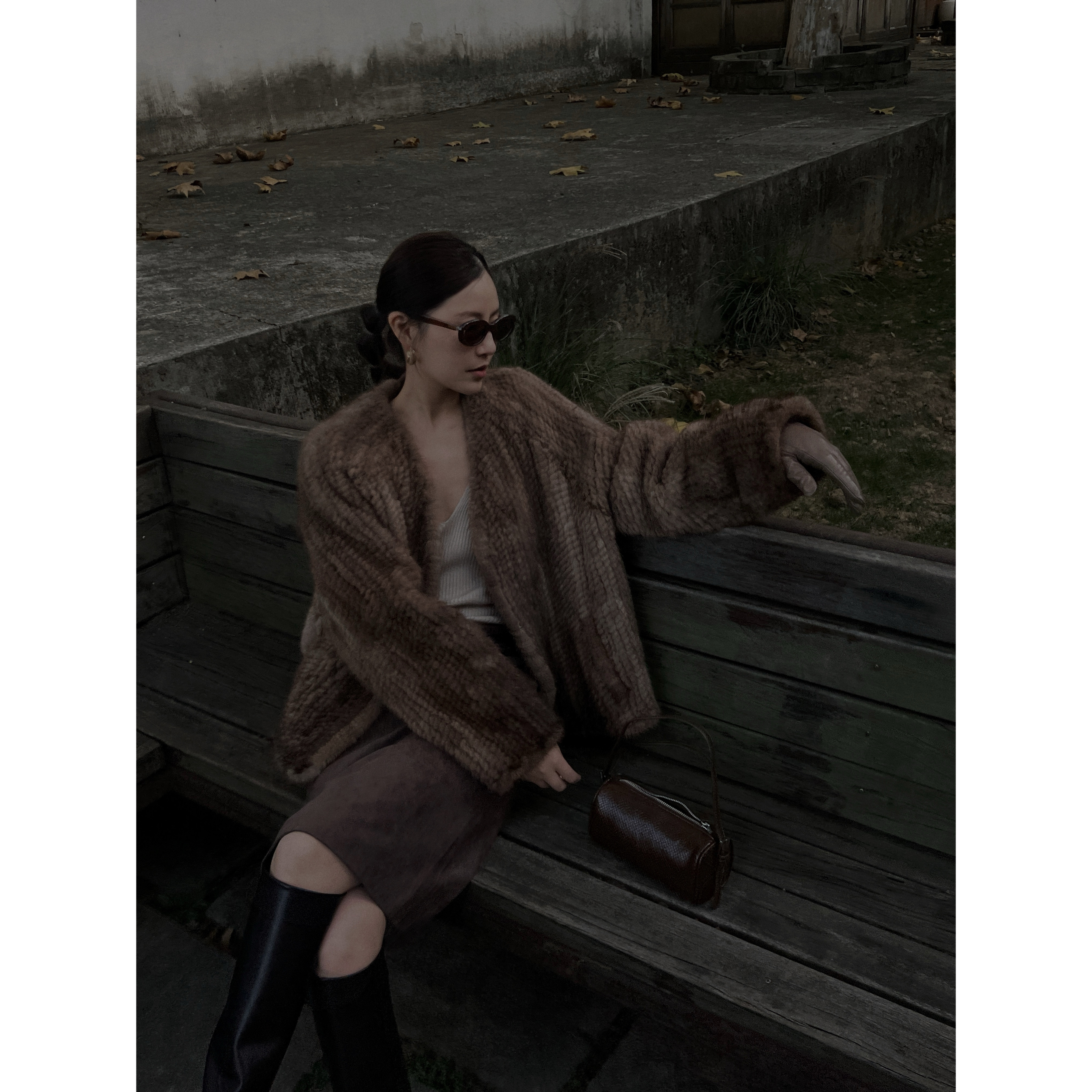 nczz《经典帕斯条》  进口水貂帕斯条编织皮草外套,女装/女士精品,皮草,淘宝优惠券,粉丝福利购,淘宝优惠卷