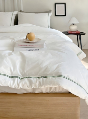 韩国床品进口&SITCH简约高级感高密度棉+莫代尔一体被四季被枕套