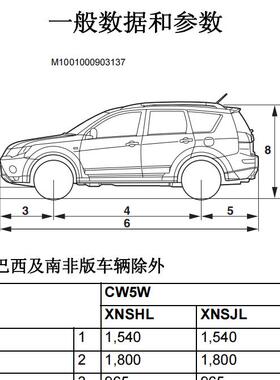 三菱欧蓝德EX维修机修/钣金/电路2007-2012款