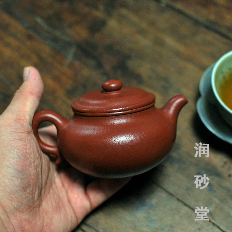 润砂堂正宗原矿大红袍朱泥全手工大亨仿古壶非茶香记宜兴紫砂包邮