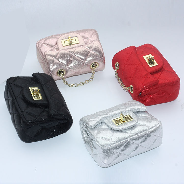 女童包包2025新款儿童百搭时尚小香风包斜挎公主宝宝迷你链条小包