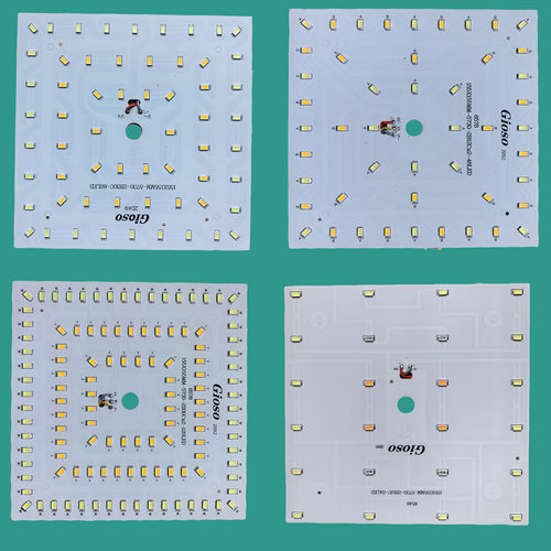 155mm12w彩光变光过道灯芯正方形