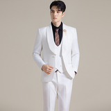 青果领结婚礼服西装韩版修身西服套装2511-P275，男装西服套装，星座1606-1