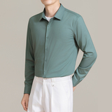 高端莫代尔无痕衬衫商务休闲男士长袖衬衣WFCS001-P68，男装衬衫，星座1606-1
