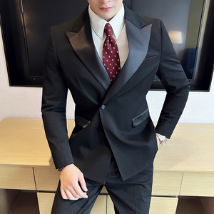 结婚礼服西装套装一粒双排扣两件套8806-P210,男装西服套装,星座1606-1