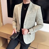 男士韩版修身西服时尚休闲提花西装外套DX62-P148，男装西服套装，星座1606-1