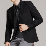 男士韩版修身西服竹节纹时尚休闲西装外套DX56-P148，男装西服套装，星座1606-1